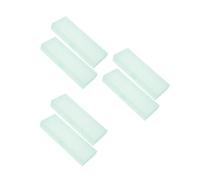 Tofficu 3sets Mini Plastic Storage Box with Hinged Lid Large Pencil Case Durable and Scratch-Resistant Aesthetic Design with Transparent Window Ideal for Office School Travel 2pcs*3