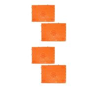 Tofficu 4 Pcs Foldable Acupressure Foot Massage Pad with Antislip TPE Material for Home and Bathroom Use, Outdoor Foot Pressure Massager Mat for Relaxing and Therapeutic Walking