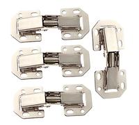 Tofficu 4 Pcs Heavy Duty Cabinet Door Hinges with Screws Thickened Furniture Hinge Fittings for Kitchen Cupboards Easy Install Strong Contraction for Cabinets