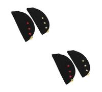 Tofficu 4 Pcs Sailor Dance Boat Cap Cloth Russian Style Costume Hat