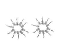 Tofficu 40 PCS Vintage Alloy Guitar Pendants Charms for Jewelry Making DIY Necklace Bracelet Accessories Antique Silver Guitar Charm for Unique Craft Projects