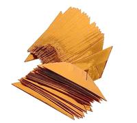 Tofficu 400Pcs Tomb Sweeping Day Supply Gold Foil Paper Folding DIY Worship Ancestor Tribute Paper for Festival Sacrifice and Ancestral Offering Handmade