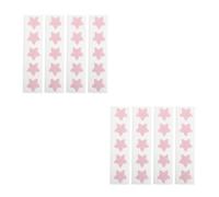 Tofficu 40pcs Creative Star Shaped Small Bandages Breathable Fingertip Wraps for First Aid Wound Care Cute Cartoon Red Patches for Adults