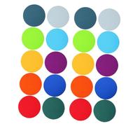 Tofficu 40pcs Non Slip Circle Floor Sitting Dots Carpet Spot Markers for Preschool Classroom Flexible Seating Carpet Sitting Markers for Teachers and Early Education