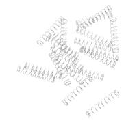 Tofficu 40pcs Stainless Steel Compressed Pen Springs Replacement for Ballpoint and Gel Ink Refills 0.4 * 4 * 20mm Small Springs Set for Office, DIY Crafts, and Pen Repair