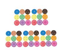 Tofficu 45pcs EVA Fraction Circles Math Manipulatives for Montessori Fraction Tiles for Classroom Group Activities Visual Learning Aid Interactive Educational Tools for Elementary Students