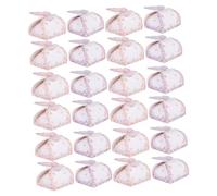 Tofficu 48pcs Butterfly Gift Boxes for Weddings Birthdays Valentine's Day Paper Candy Containers Compact Butterfly Pillow-shaped Party Favor Boxes Treat Packaging