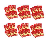 Tofficu 48pcs Horse Year Red Envelopes Chinese Lucky Money Bags with Zodiac Horse Pattern Thick Paper Lunar Year Cash Packets for Spring Festival Blessings and Traditional Gift Giving