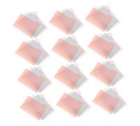 Tofficu 48pcs Plastic Binder Dividers with Easy-Label Tabs Transparent Loose Leaf Page Separators Ring Notebook Portable Organizer for Office School and Personal Use