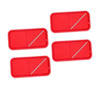 Tofficu 4pcs Blood Type Patches Hook and Loop Fastening PVC Badge for Clothes Backpacks and Outdoor Gear Replaceable B Ab O Identification Patches for Emergency Use