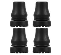 Tofficu 4pcs Cane Tip Covers Cane Bottom Rubber Tips Multifunctional Design Enhanced Stability Inner Diameter 19mm Anti Slip for Walking Sticks Seniors
