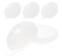 Tofficu 4pcs Easter Egg Mold Easter Egg Epoxy Resin Silicone Mold White Delicate Shaped DIY Making Easy to Store for Making Decorations and Crafts