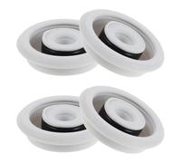 Tofficu 4pcs Electric Toothbrush Silicone Seal Gasket Replacement Set Waterproof Leakproof Ring Compatible with Philips Adult Electric Toothbrush for Oral Care Maintenance