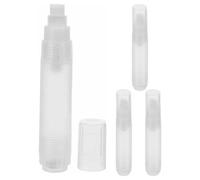 Tofficu 4pcs Empty Paint Marker Pen Tube 10mm Refillable Plastic