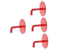 Tofficu 4pcs Fire Extinguisher Hook Wall Mount Bracket for Fire Extinguisher for Home Use Material Easy Installation