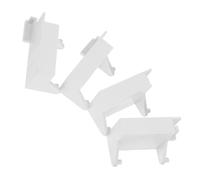 Tofficu 4pcs Microwave Door Switch Replacement High-temperature Resistant Plastic Oven Door Switch Repair Kit for Microwave Oven Mechanism Maintenance