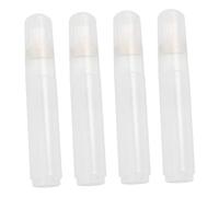 Tofficu 4pcs Refillable Empty Marker Tubes Flat Head Pen Blanks for DIY Crafts Leakproof Paint Marker Bodies for Oil Water Ink Multisurface Use Rock Painting Blackboard School Supplies