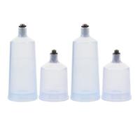 Tofficu 4pcs Replacement Refillable Airbrush Bottles Paint Container Split-Type Airbrush Paint Cups for Airbrushing Detailing