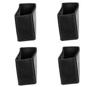 Tofficu 4Pcs Rubber Ladder Foot Covers Non Slip Step Ladder Feet Protectors Wear Replacement Mats Stabilizing Safety Accessory