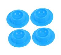 Tofficu 4pcs Silicone Egg Cups Stands Egg Holder for Hard Soft Boiled Kitchen Tray Storage for Fridge Novelty Cups