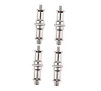 Tofficu 4pcs Threaded Screw Adapter Light Stand to Male Converter for Cold Shoe Adapter Spigot Hot Shoe Mount