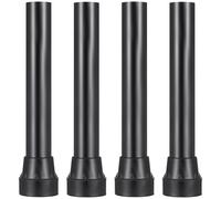 Tofficu 4pcs Trampoline Tube Leg Covers Replacement Legs with Weather-resistant Rubber and Stainless Steel Shock Absorption Pads for Outdoor Trampoline Parts