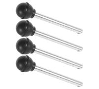 Tofficu 4pcs Weight Stack Extender Pins for Gym Machines, Black Iron Fitness Loading Pins with Stable Support and Easy Installation, Suitable for Office and Leisure Areas Strength Training