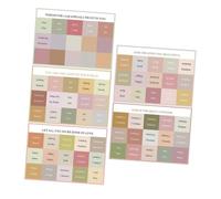 Tofficu 5 Sheets Self Adhesive Bible Study Tabs Index Stickers Clear Font for Women and Men Easy to Locate Passages and Decorate Bibles Practical for Old and Testament