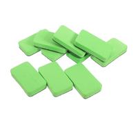 Tofficu 50 Pcs Mini Whiteboard Erasers with Green Felt for Classroom Office and Home Use Small Dry Erase Board Dusters for Adults Portable Chalkboard Cleaner