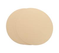 Tofficu 50 Pcs Round Kraft Cardstock DIY Painting Papers Mandala Drawing Paper for Art Crafts Scrapbook Greeting Cards