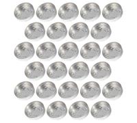 Tofficu 50pcs Candle Cup Case Tea Light Tin 1.5inch Aluminum Easy Mold and Demold Easy Storage Professional DIY Scented Candle Supplies for Chocolate Making