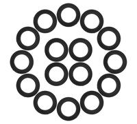 Tofficu 50pcs E12/e14 Threaded Lamp Socket Rings Black Plastic Shade Holder Replacement 32/33mm Diameter Lamp Shade Fitting Collar for Ceiling Light Fixtures