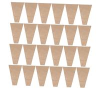 Tofficu 50pcs Kraft Paper Flower Wrapping Bags Clear Floral Packing Sleeves for Multi-stem Bouquets DIY Wedding Graduation Birthday Gift Packaging