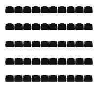 Tofficu 50pcs Silicone Interface Stoppers for Ethernet Hub Ports Network Dust Caps Portable Lightweight Silicone Plugs to Protect Against Dust Dirt and Liquid