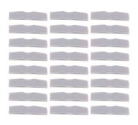 Tofficu 50pcs Sliding Door Hardware Wardrobe Door Track Upper Positioner with Self-Adhesive Buffer Damper Stopper for Quiet Soft Closing and Collision Protection