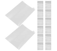 Tofficu 50pcs Textbook Cover with Waterproof Paper Protector High Transparency Reusable Plastic Cover for Books Book Protective Film for School and Office Use