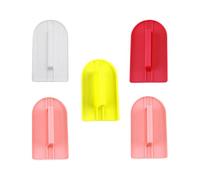 Tofficu 5pcs Cake Cream Smoother Set with Handle Pp Cake Embryo Smoothing Tool Portable Cream Spreader for Baking and Decorating for Home Kitchen Random Color