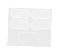 Tofficu 5pcs Clear Silicone Toilet Seat Bumper Pads Quiet Cushioning Toilet Lid Gaskets with Strong Load Bearing Collision Replacement Kit