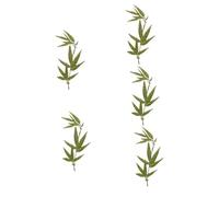 Tofficu 5pcs Embroidered Bamboo Leaf Cloth Patch Iron Sewing Clothes Patch for DIY Costume Replacement Unique Chinese Style Bamboo Design for Bags Dresses Shoes Versatile Decorative
