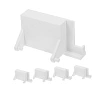 Tofficu 5pcs Microwave Oven Door Latch Replacement Plastic Brackets for Microwave Door Mechanism Support DIY Repair Parts for Enhanced Safety and Longevity