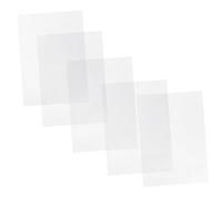 Tofficu 5pcs Printable Heat Shrink Sheets Semi Transparent DIY Craft Film for Creative Hand Drawing Compatible with Heat Gun and Oven for Shrink Art Projects