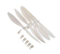 Tofficu 5Pcs Rubber Band Propeller Kit for Model Aircraft Durable Airplane Accessories with Powerful Fan Blades Easy Installation for Rc Plane Parts and Kids Glider Toys