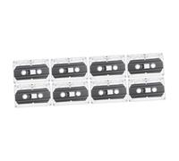 Tofficu 5sets Blank Audio Cassette Tapes for Recording Empty Tapes with Transparent Shell for DIY Projects Speech and Creative Use 4pcs*5