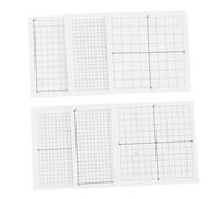 Tofficu 6 Pcs Mini Graph Paper Strong Adhesive Self-stick Lined Pads Grid Memo Pads for Office School Home Use Easy Replacement and Reliable Adhesion