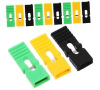 Tofficu 60Pcs Pin Header Jumper Caps Black Green Yellow Open Closed Design Plastic Circuit Board Shunts for Hard Drive Motherboards DIY Pcb Accessories