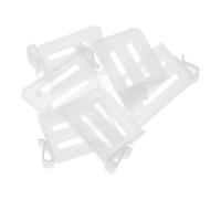 Tofficu 6pcs Adjustable Fridge Divider for Refrigerator Organizer Drawer Shelf Divider Side of Fridge Storage for Kitchen Food