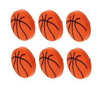 Tofficu 6Pcs Basketball Drawer Knobs for Soft Collision Cabinet Pull Handles Cute Ball Shape Door Knobs for Wardrobe Cupboard Drawer