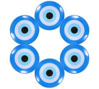 Tofficu 6pcs Car Vent Diffuser Clips Evil Eye Glass Air Freshener Car Accessories Resistant to Deformation Portable Decorative Aroma Clips for Office Use