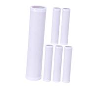 Tofficu 6pcs DIY Blank Kaleidoscope Craft for Unfinished Coloring Prism Tubes for Parent Handmade Painting Activity Educational Light Reflection Learning Gift