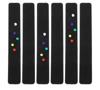 Tofficu 6pcs Felt Pin Board Strips Small Bulletin Board Creative Practical Office Wall Mounted with Pushpin Fixing for Home and School